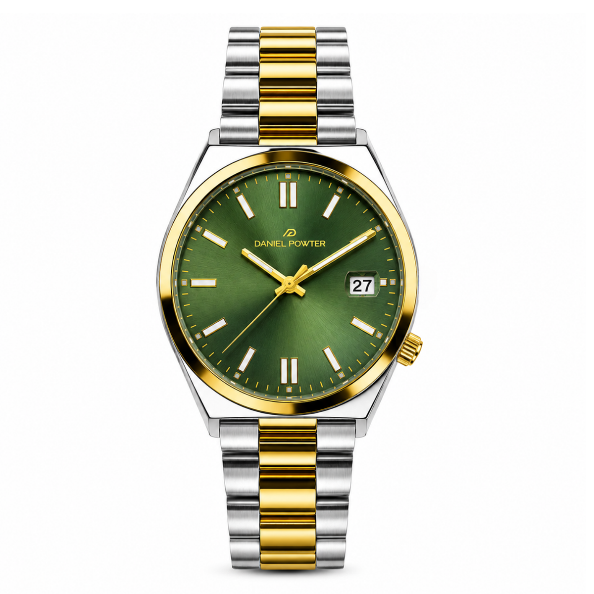 Daniel Powter Two-Tone Green Dial Men’s Watch