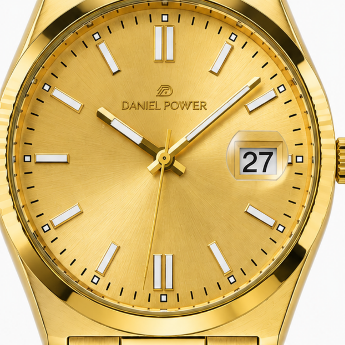 Daniel Powter Gold-Tone Men’s Wristwatch
