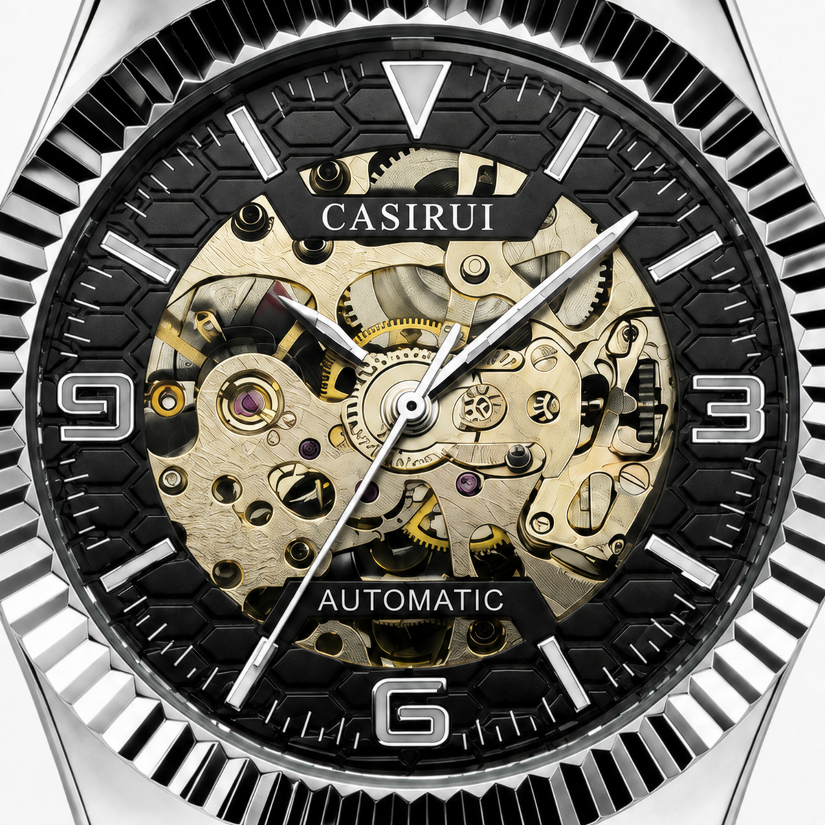 Casirui Automatic Mechanical Men’s Skeleton Watch