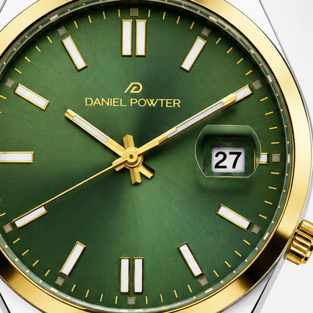 Daniel Powter Two-Tone Green Dial Men’s Watch